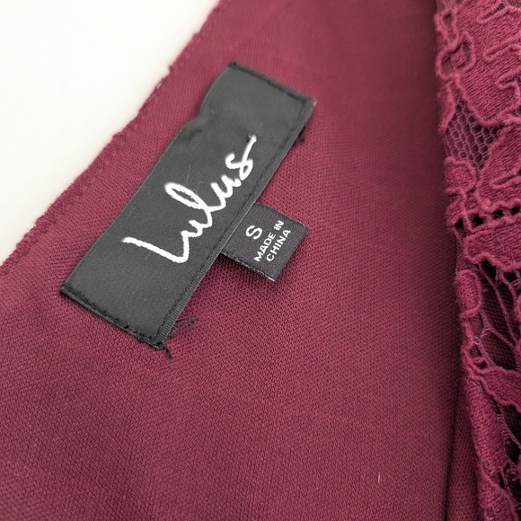 Lulu's Nevaeh Lace Cutout Mini Dress - Picture 9 of 10